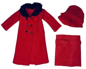 Vintage Barbie Uneeda,... Doll Clone British Crown Colony Coat Hat Skirt Fashion - Picture 1 of 15