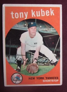 1959 Topps Tony Kubek (New York Yankees) #505 en muy buen estado - Imagen 1 de 2
