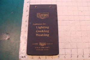 vintage LIGHTING Catalog: BLAU-GAS lighting cooking heating  EARLY no date  - Picture 1 of 12