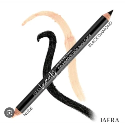 JAFRA Duo 眼线笔 DELINEADOR DE OJOS DOBLE PUNTA(裸体/钻石) — 第 1/2 张图片