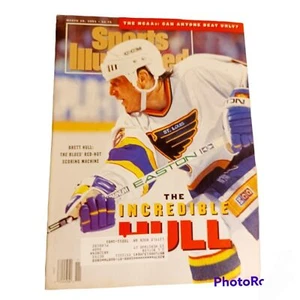 Sports Illustrated Magazine-March 18, 1991-St. Louis Blues Hockey-Brett Hull - Picture 1 of 2