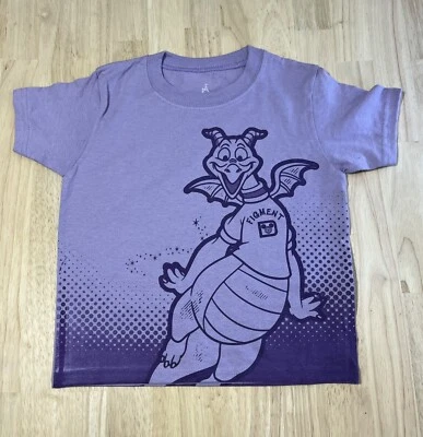 (4T) DISNEY Figment Purple Toddler Shirt WWD EPCOT WDW Rare Imagination Tee NWOT - Image 1 of 4