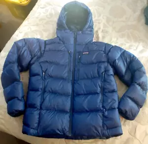 Patagonia Fitz Roy men's down parka puffer jacket LG-superior blue-NWT $400MSRP - Picture 1 of 7