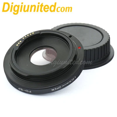 Built-in EMF AF confirm Canon FD lens to Canon EOS adapter optic 5D III 70D 700D - Image 1 of 3
