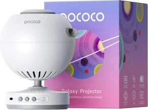 POCOCO Galaxy Star Projector for Bedroom with Replaceable Optical Film Discs, Ho - Picture 1 of 9