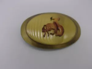 Hebilla de cinturón de caballo occidental vintage - Imagen 1 de 2