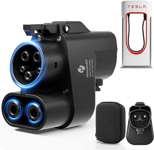Adaptador de carga NACS a CCS CCS1 para supercargador Tesla a Ford, Rivian, GM, etc. - Imagen 1 de 8