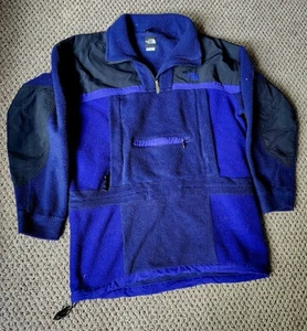 Vintage The North Face TNF Rage Men's L Fleece Pullover High Cowl Neck Jacket - Picture 1 of 9