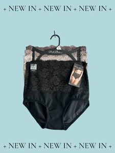 Marilyn Monroe 4pc MM7305 Lace Shaping Briefs~XL~Double Layer~ Tummy Panel $48 - Picture 1 of 6
