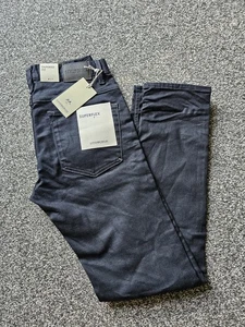 Lindbergh Noos Jeans Men's 31x32 Dark Blue Tapered Fit Superflex Denim RRP £99 - Picture 1 of 13