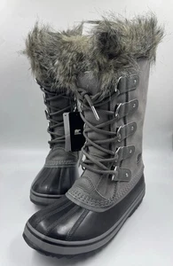 Sorel Joan of Arctic WP isolierte halbhohe Quarry schwarze Damen-Winterstiefel 8 - Bild 1 von 21