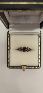 Antiker Ring Georgianisch Granat zirka um 1810 - Picture 1 of 4