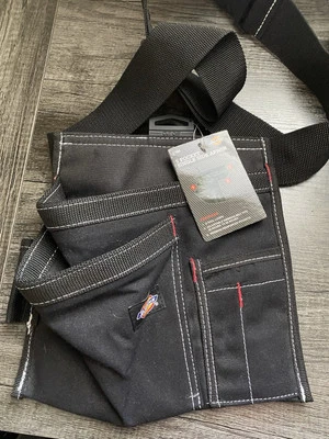 Dickies Black 5 Pocket Single Side Apron - Image 1 of 2