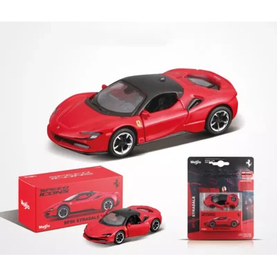 FERRARI SF90 STRADALE RED 1:64 Maisto Auto Stradali Modellino Nuovo - Immagine 1 di 3