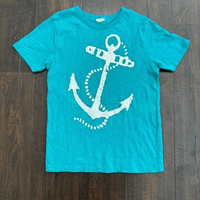 J. Camiseta Crewcuts Gráfico Ancla Manga Corta Informal Top Niños Talla Grande Foto 1 de 4