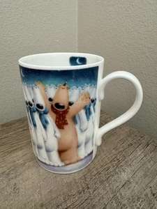 Portmeirion Coffee Mug Winter Bears Cup Christmas - Picture 1 of 11