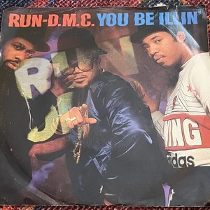 Run DMC 'You Be Illin' 7" 45rpm Picture Sleeve EX/ NM 1986 - Imagen 1 de 5