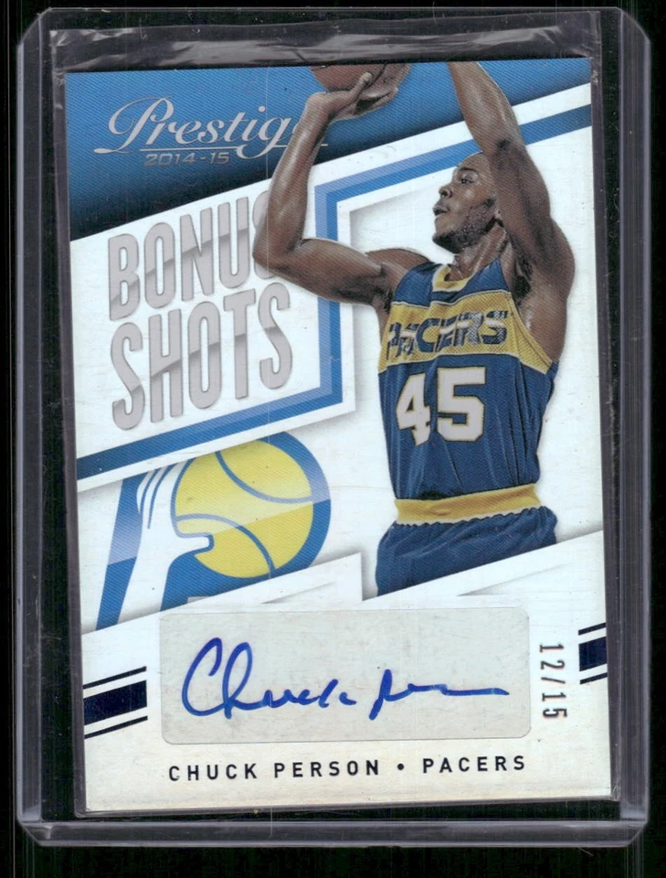 CHUCK PERSON 2014-15 Panini Prestige бонусные снимки серебро автограф #D /15 - Изображение 1 из 2