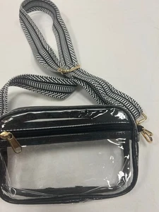 Bandolera Transparente Aprobada por Estadio - Carteras Transparentes para Mujer con St Ajustable - Imagen 1 de 4