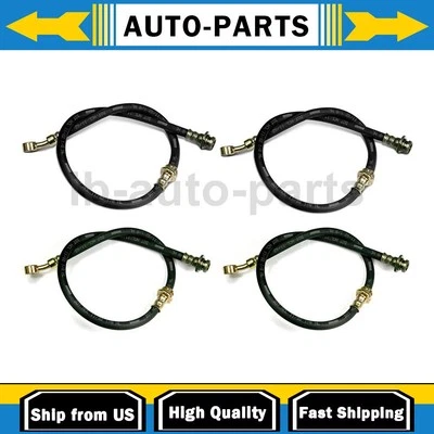 4 piezas centradas en manguera de línea de freno delantero trasero para Chevrolet Bel Air 1953-1954 Foto 1 de 4