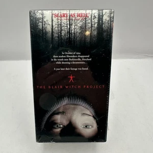 The Blair Witch Project VHS 1999 Vintage Sealed Blockbuster Video - Bild 1 von 4