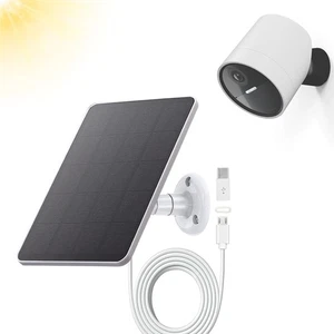 Pannello Solare Compatibile con Telecamera di Sicurezza Esterno SimpliSafe, Impermeabile 4W 5V - Foto 1 di 8