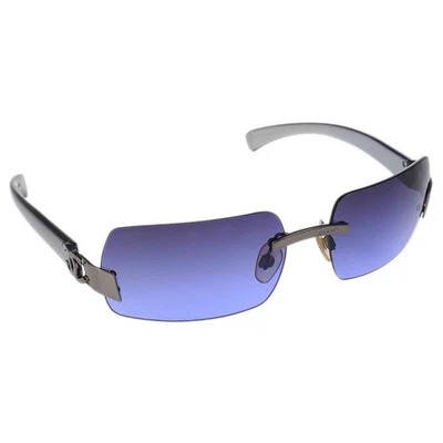 Chanel Sunglasses Eyewear Purple Small Good L4089007 59□16 166381 - Image 1 of 4