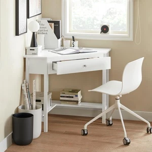 Haotian Corner Desk, Triangle Computer Desk with Drawer and Ladder Shelf, Hom... - Picture 1 of 9
