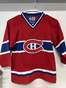 Starter NHL Vintage MONTREAL CANADIENS Youth Jersey Sweater Size Large - Picture 1 of 14