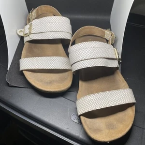 Vionic Womens 7 Slingback Reptile Snake Sandals - Picture 1 of 7