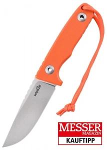 SCHNITZEL TRI Outdoormesser Kydex Scheide Dangler-Tragesystem Bushcraft orange - Bild 1 von 9