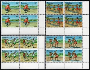 Tokelau MNH 1979 SG69-72 bloques deportivos locales - Imagen 1 de 1