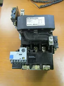 👀 GE SIZE 3 STARTER 120V COIL 600V 50 HP CR387EXL619FBAN W/ ADJ OVERLOAD RELAY - Picture 1 of 9