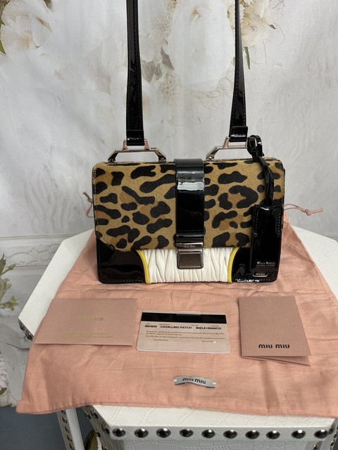 Miu Miu Matelassé Leather Handbag