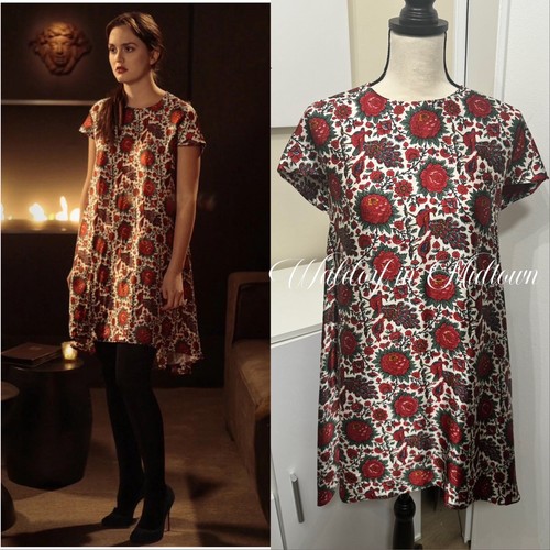 BALENCIAGA ABITO IN SETA ASO BLAIR WALDORF FR38