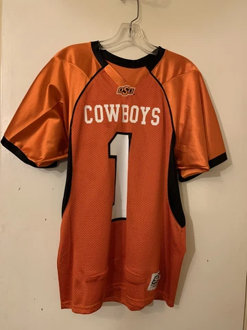 Oklahoma State Football Jersey #1 Dez Bryant Size S Cover