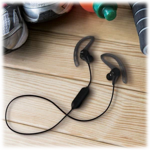 JVC Wireless Sports Ear Clip Headphones Bluetooth Sweat Proof IPX2 HAEC20BTB - Picture 1 of 3
