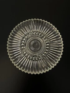 "Plato de condimento vintage dividido de fruta/sabor de vidrio de Indiana de 5 compartimentos - 12""" - Imagen 1 de 4