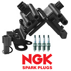 Ignition Coil &amp; NGK Spark Plug For 2000-2003 Hyundai Acent UF308 C-600