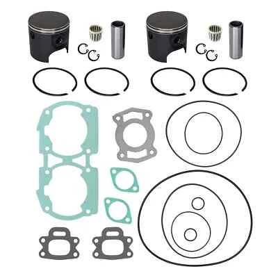 Sea-Doo 580 587 Namura Top End Rebuild Kit Pistons Gasket 76mm SP SPI GTS GTX GT - Image 1 of 4