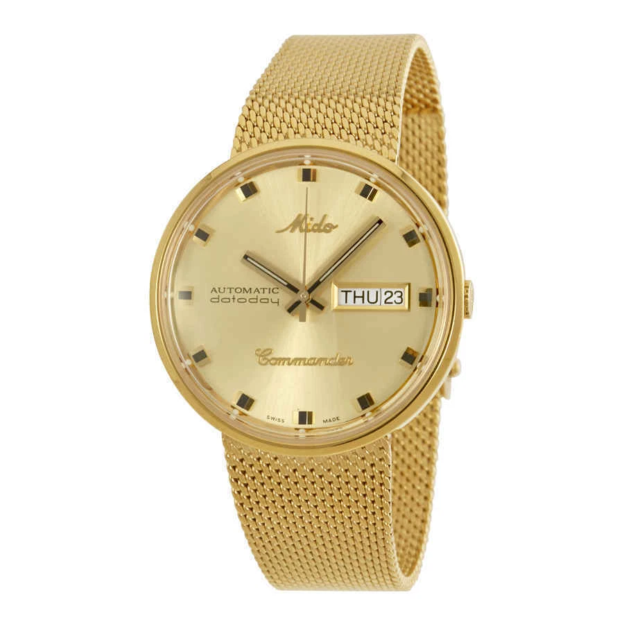 Mido Commander 1959 Gold Dial Men's Watch (M842932213)