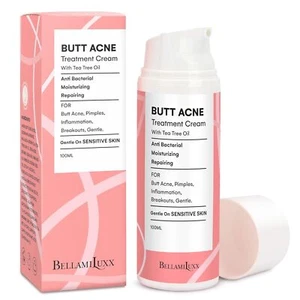 Butt Acne Clearing Cream Body Acne with 2% Salicylic Acid and Tea Tree Oil - Picture 1 of 6