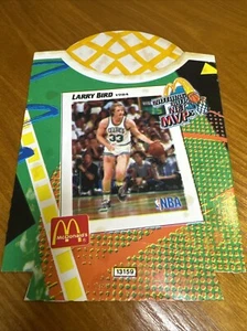 1993 MCDONALDS NOTHING BUT NET MVP LARRY BIRD FRY BOX BOSTON CELTICS - Picture 1 of 3