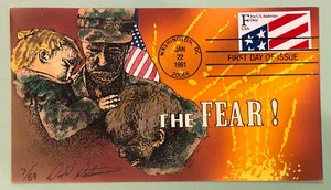 David Peterman 1991 The Fear! FDC FDOI #7/69 Sc 2522a F Stamp - Picture 1 of 5