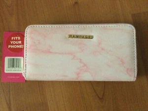 Rampage rosa Geldbörse mit Reißverschluss - neu mit Etikett - Bild 1 von 3