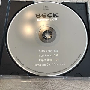 Beck Promo CD Sampler Sea Change 2002 DGC With Tour Dates - Picture 1 of 6
