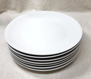 7 Mainstays Runde Essteller Weich Weiß 10,5" - Bild 1 von 4