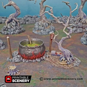Gaming Gelände - Hag's Cauldron - Warhammer DnD Pathfinder LOTR Elder Scrolls - Bild 1 von 5