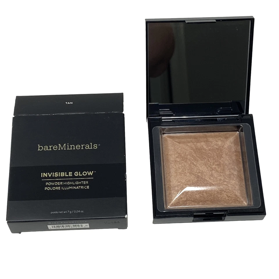 bareMinerals Invisible Glow Powder Highlighter Tan 0.24 Oz