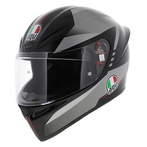 AGV K1-s ECE 22.06 Lap Matt Black Red Grey Full Face Motorcycle Helmet, 2206 - Picture 1 of 18